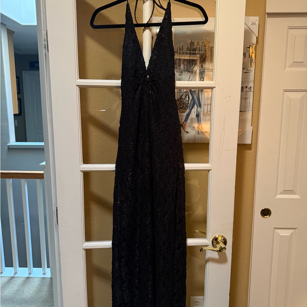 Elegant Black Evening Gown
